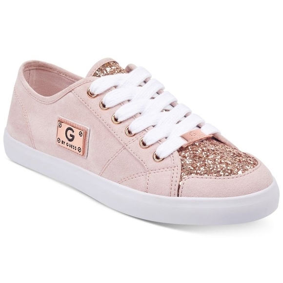 Guess Shoes - Guess Blush Glitter Sneakers
